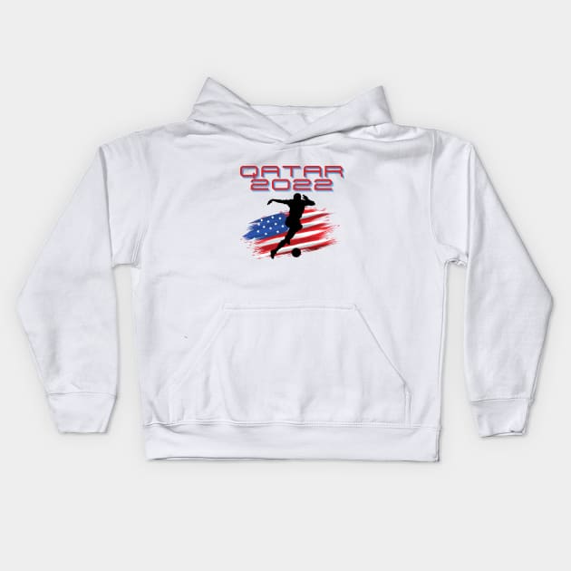 USMNT QATAR 2022 Kids Hoodie by MyMotivationalLab